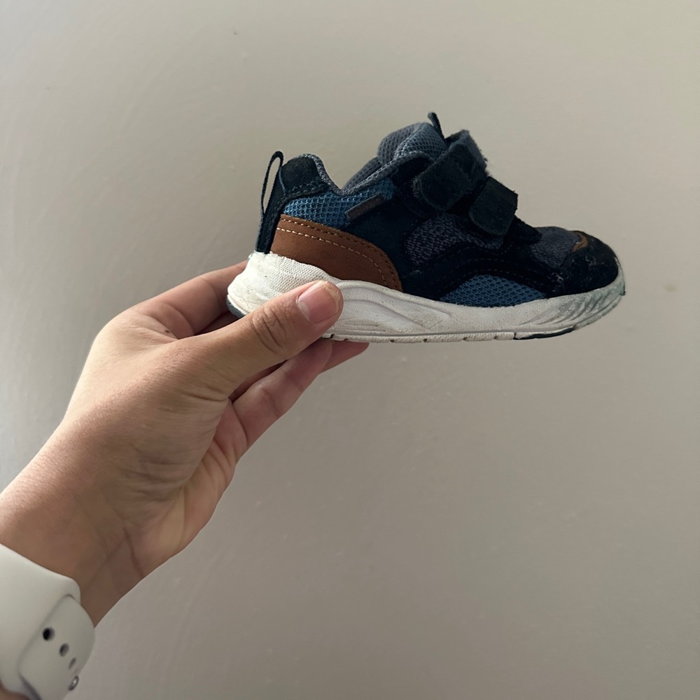 Stride Rite Navy Sneakers, Kids 6.5 XW